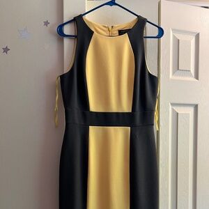 Tahari colorblock work dress size 4